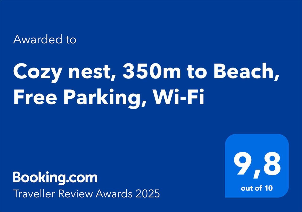 Cozy Nest, 350M To Beach, Free Parking, Wi-Fi Котор Экстерьер фото